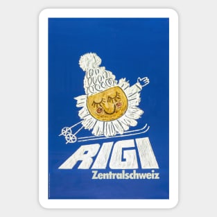 Rigi,Zentralschweiz, Ski Poster Sticker